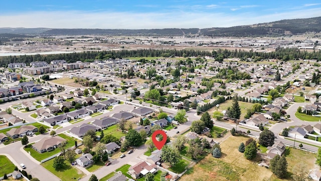 1508 N Arc St, Spokane Valley, WA 99016 - aerial view of property and surrounding area featuring nearby suburban area