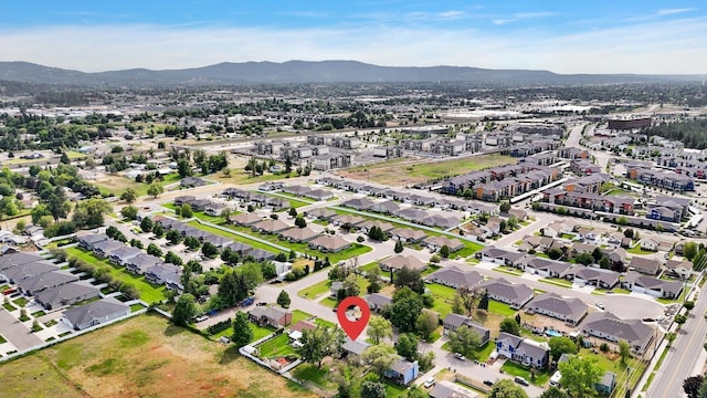 1508 N Arc St, Spokane Valley, WA 99016 - aerial view of property's location featuring a mountainous background
