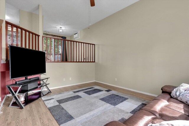 1508 N Arc St, Spokane Valley, WA 99016 - living area with wood finished floors and a ceiling fan