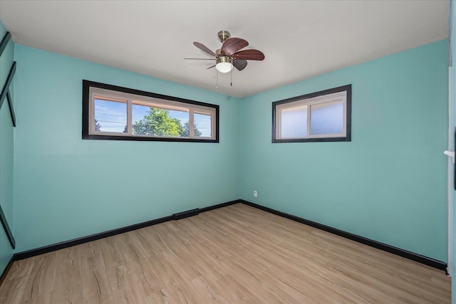 10413 E 6th Ave, Spokane Valley, WA 99206 - empty room with light wood finished floors and ceiling fan