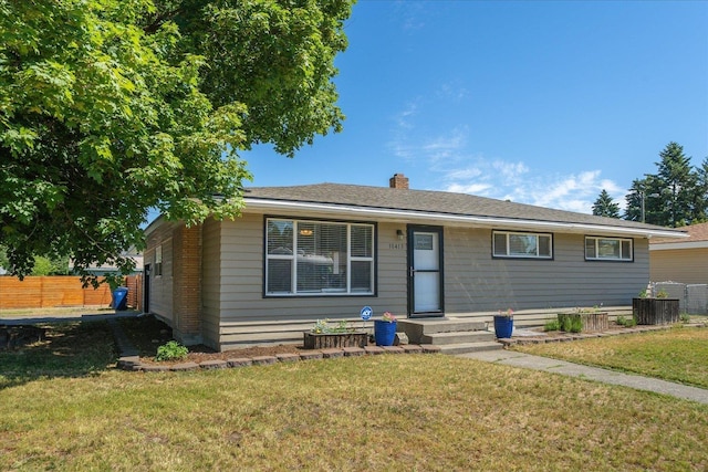10413 E 6th Ave, Spokane Valley, WA 99206 - view of front of home featuring a chimney