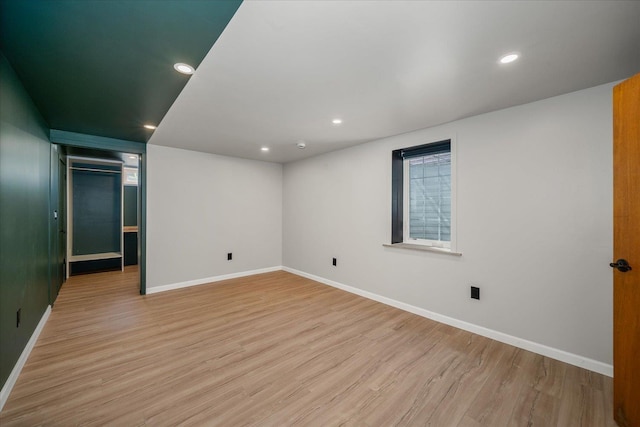 10413 E 6th Ave, Spokane Valley, WA 99206 - spare room featuring light wood-style floors and recessed lighting