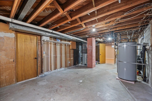 10413 E 6th Ave, Spokane Valley, WA 99206 - unfinished basement with strapped water heater