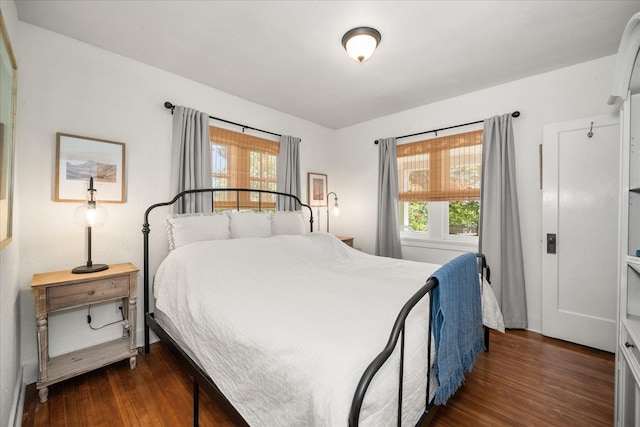 3328 W Kiernan Ave, Spokane, WA 99205 - bedroom with dark wood-style floors