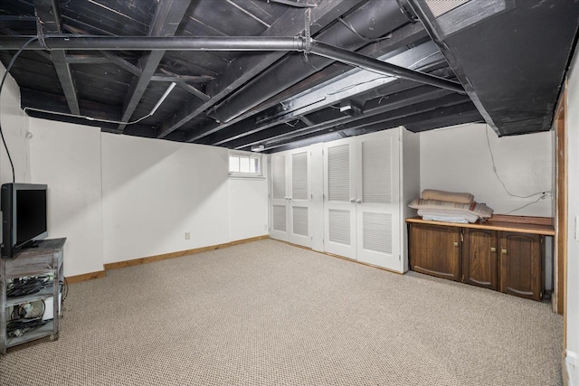 3328 W Kiernan Ave, Spokane, WA 99205 - below grade area featuring carpet flooring and baseboards