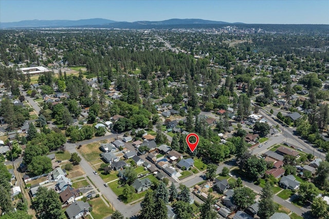 3328 W Kiernan Ave, Spokane, WA 99205 - aerial overview of property's location with mountains