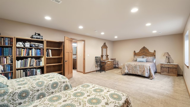 21617 E Harvard Vistas Ln, Newman Lake, WA 99025 - bedroom with carpet floors and recessed lighting