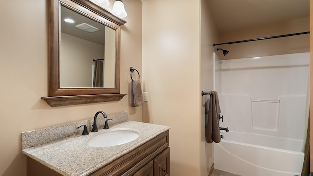 21617 E Harvard Vistas Ln, Newman Lake, WA 99025 - full bath with vanity and shower / bath combination