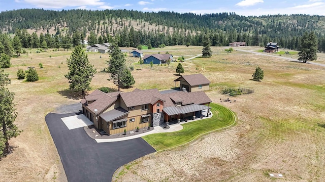 21617 E Harvard Vistas Ln, Newman Lake, WA 99025 - view of subject property with a heavily wooded area