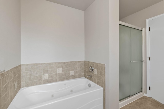 9805 N Jesse Ct, Spokane, WA 99208 - full bathroom featuring a jetted tub and a shower stall
