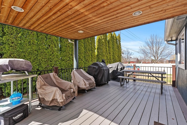 9805 N Jesse Ct, Spokane, WA 99208 - deck featuring grilling area
