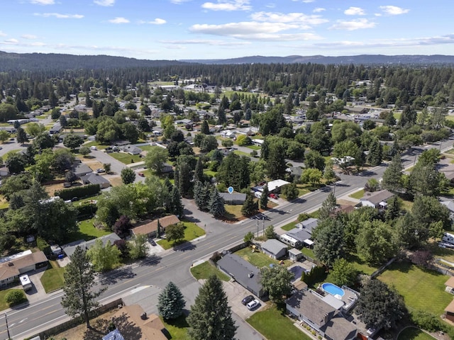 2620 S Pines Rd, Spokane Valley, WA 99206 - aerial perspective of suburban area with a heavily wooded area