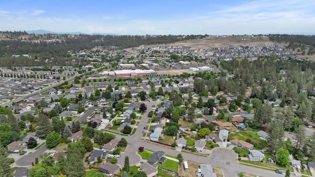8805 N Greenwood St, Spokane, WA 99208 - aerial overview of property's location with nearby suburban area