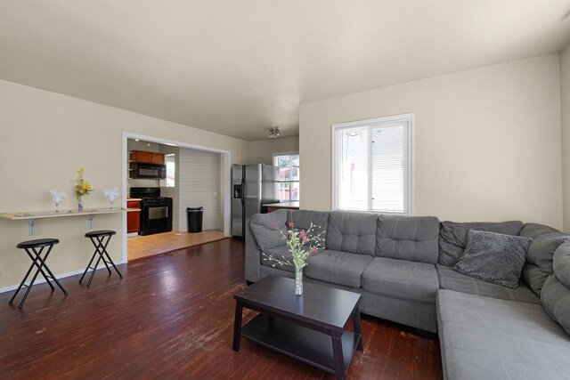 10021 N Whittier St, Spokane, WA 99218 - living room with wood-type flooring