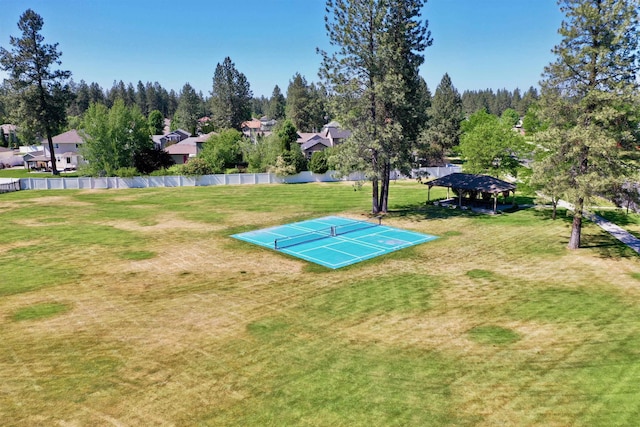 5522 E Cargill Ln, Colbert, WA 99005 - view of community with a gazebo, a tennis court, and a residential view