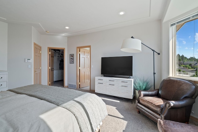 5506 S Southview Ln, Spokane, WA 99223 - carpeted bedroom with recessed lighting and a walk in closet