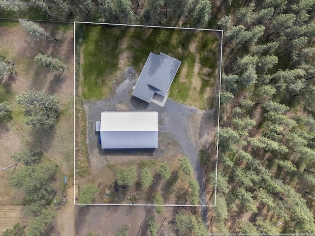 7905 W Seven Mile Rd, Nine Mile Falls, WA 99026 - aerial view of property's location featuring property parcel outlined