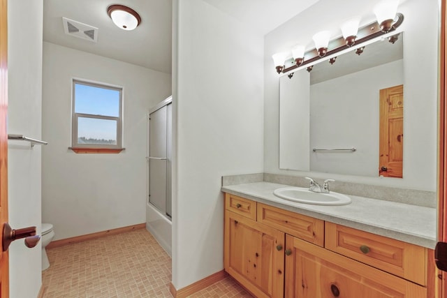 5011B Mason Rd, Clayton, WA 99110 - bathroom featuring vanity and enclosed tub / shower combo