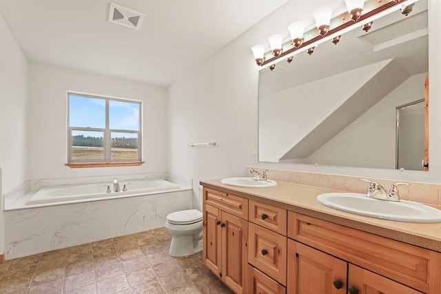 5011B Mason Rd, Clayton, WA 99110 - full bathroom featuring double vanity and a garden tub