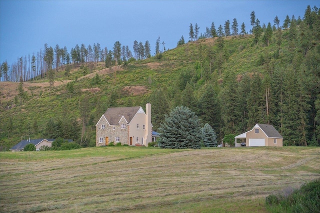 4408 E Spangle Creek Rd, Valleyford, WA 99036 - view from above of property featuring a heavily wooded area