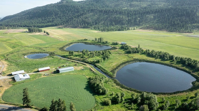 820 Echo Stub Rd, Colville, WA 99114 - aerial view of property's location with a nearby body of water and rural landscape