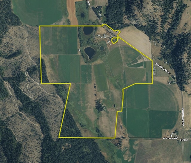820 Echo Stub Rd, Colville, WA 99114 - map / location featuring property boundaries highlighted