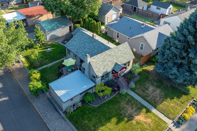 824 E E 38th Ave, Spokane, WA 99203 - aerial perspective of suburban area