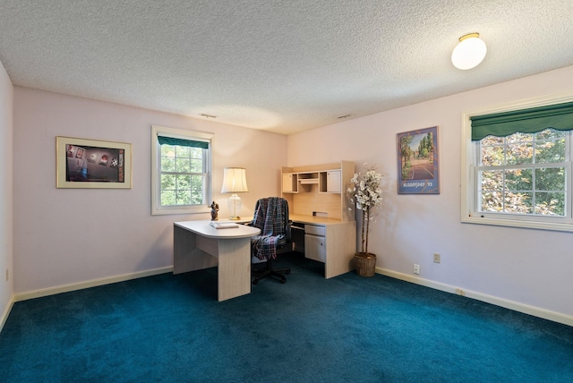 11628 N Galahad Dr, Spokane, WA 99218 - office space featuring dark carpet and a textured ceiling