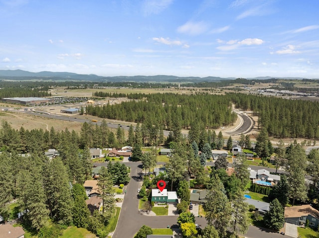 11628 N Galahad Dr, Spokane, WA 99218 - drone / aerial view of mountains