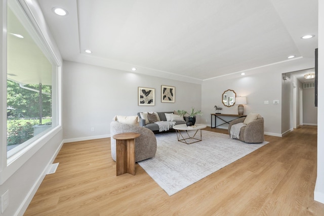 2917 W Dalton Ave, Spokane, WA 99205 - living area featuring recessed lighting and light wood finished floors