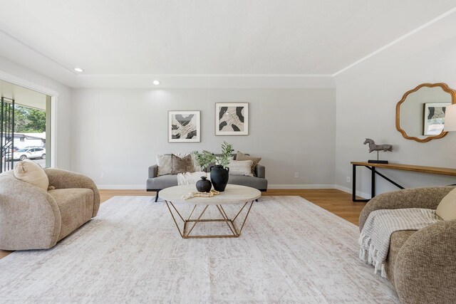 2917 W Dalton Ave, Spokane, WA 99205 - living room featuring light wood-type flooring and recessed lighting