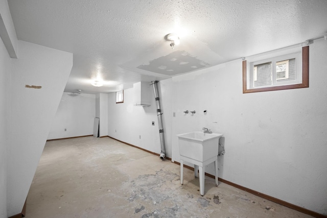 3814 N Calispel St, Spokane, WA 99205 - basement featuring a textured ceiling