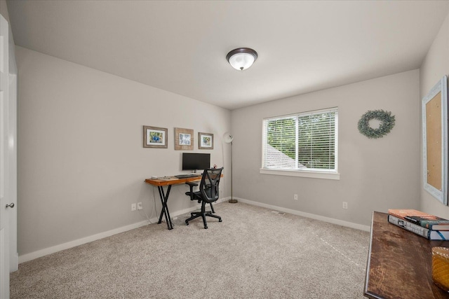 404 W Trail Ridge Ct, Spokane, WA 99224 - carpeted home office featuring baseboards