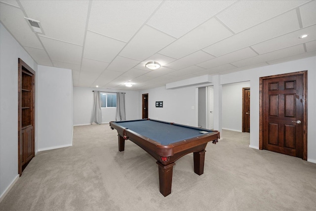 404 W Trail Ridge Ct, Spokane, WA 99224 - recreation room featuring light carpet and pool table