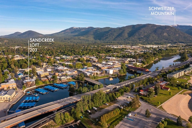 115 E Lake St Unit 203, Sandpoint, ID 83864 - view of property location with a water and mountain view