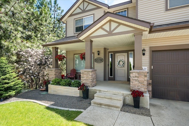 7620 E Ruby Ln, Spokane, WA 99212 - view of front facade with a porch