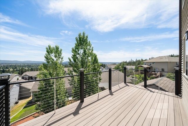 7620 E Ruby Ln, Spokane, WA 99212 - deck featuring a residential view
