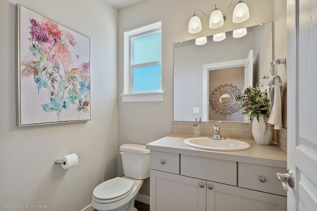 18115 E Barclay Ct Unit 2/3Stoneridge, Encore, Spokane Valley, WA 99016 - half bathroom with decorative backsplash and vanity