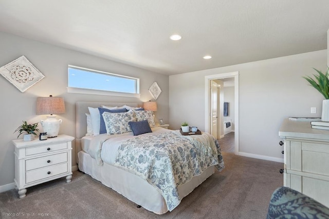 18115 E Barclay Ct Unit 2/3Stoneridge, Encore, Spokane Valley, WA 99016 - bedroom featuring dark colored carpet and recessed lighting