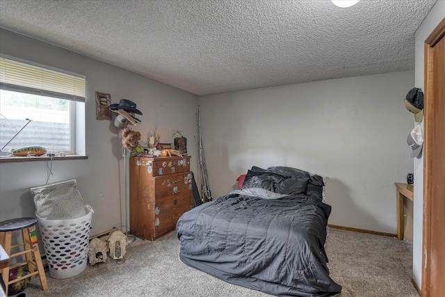 5022 W Garden Springs Ave Unit 5024W, Garden Springs, Spokane, WA 99224 - carpeted bedroom featuring a textured ceiling