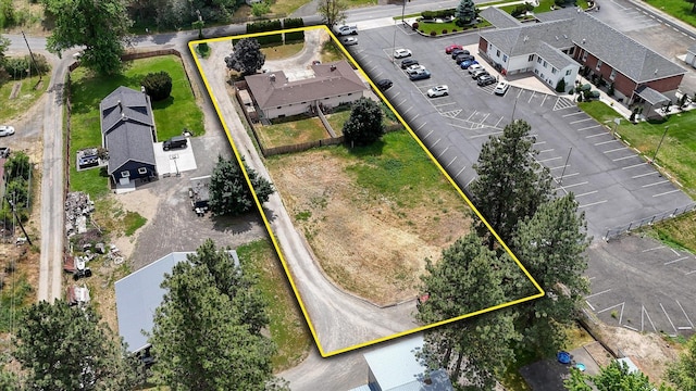5022 W Garden Springs Ave Unit 5024W, Garden Springs, Spokane, WA 99224 - aerial view of property's location with property parcel outlined