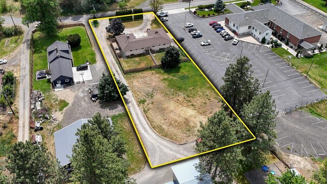 5022 W Garden Springs Ave Unit 5024W, Garden Springs, Spokane, WA 99224 - aerial view of property's location with property parcel outlined