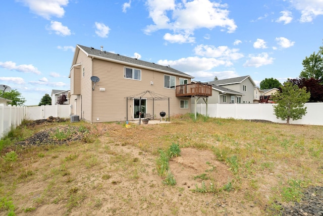724 E Joshua Dr, Medical Lake, WA 99022 - rear view of house with a fenced backyard
