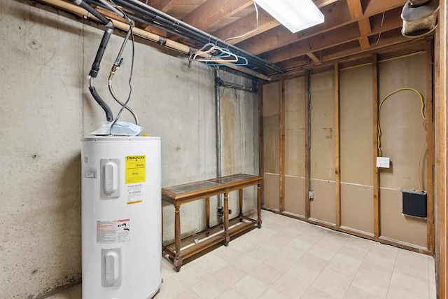 3205 W Hoffman Ave, Spokane, WA 99205 - unfinished below grade area featuring water heater