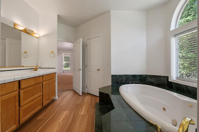 16417 N Napa Ln, Spokane, WA 99208 - full bath featuring a whirlpool tub and vanity