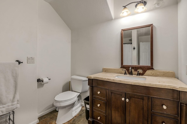 16417 N Napa Ln, Spokane, WA 99208 - bathroom featuring vanity and lofted ceiling