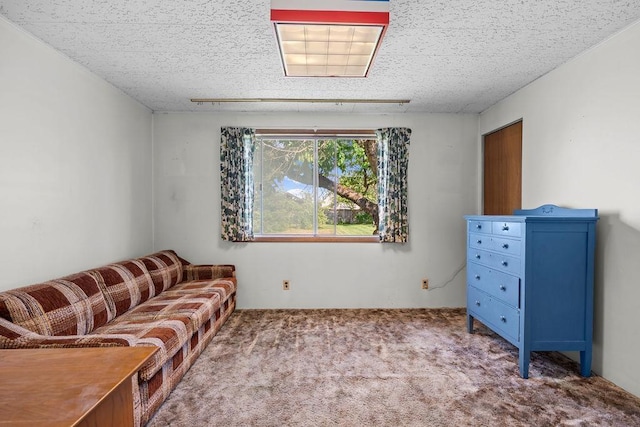 2920 N Regal St, Spokane, WA 99207 - sitting room with carpet flooring and a textured ceiling