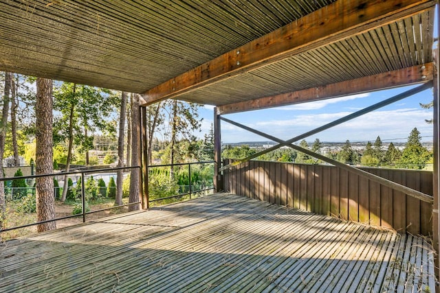 3717 E 17th Ave, Spokane, WA 99223 - view of wooden terrace