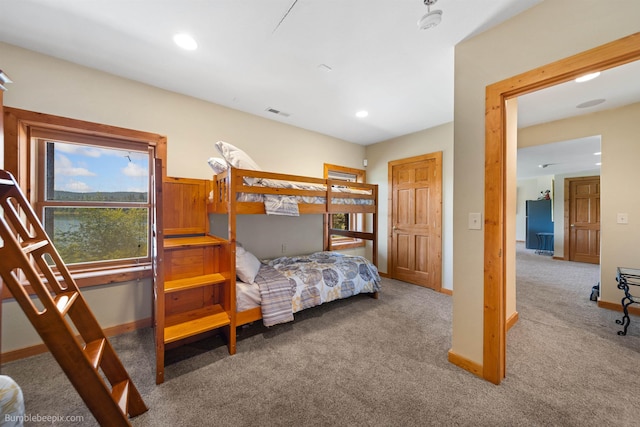 32261 N Leclerc Rd, Ione, WA 99139 - carpeted bedroom featuring baseboards and recessed lighting