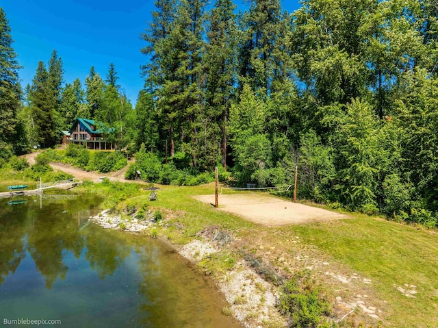 32261 N Leclerc Rd, Ione, WA 99139 - water view featuring a forest